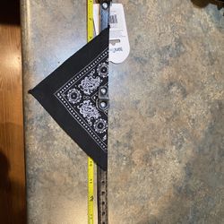 Dog collar with Attached Bandana. Great Stocking