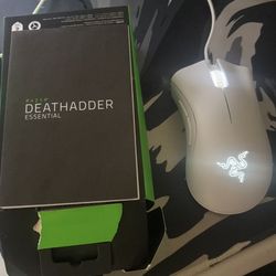 Razer DeathAdder Essential Gaming Mouse (White)