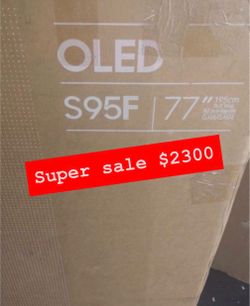 Samsung - 77” Class S95F Series OLED  4K UHD Samsung Smart Tizen TV