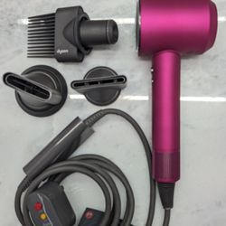 Dyson Supersonic Hairdryer - Fuchsia/Nickel 