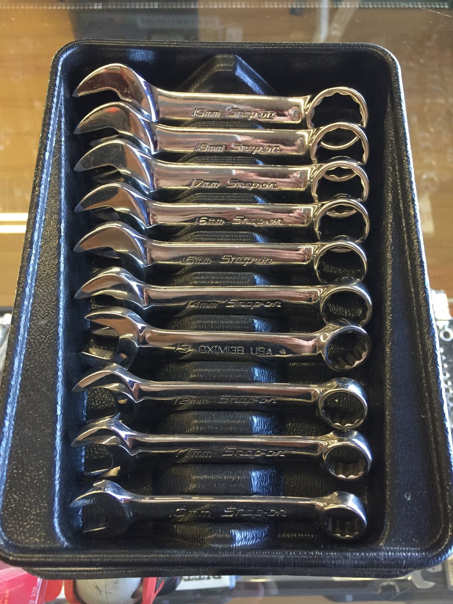 Snap-on Pakty347 10mm-19mm Metric wrench set