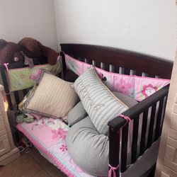 Crib With Mattress 