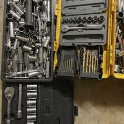 Tools/sockets/wrench Sets/drill Bits!!!!