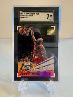 1993 Topps Stadium Club - Michael Jordan #4 🔥Beam Team🔥 SGC 7