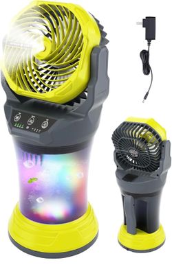 Fan Portable Battery Powered Fan with 2L Water Tank,Portable Mi