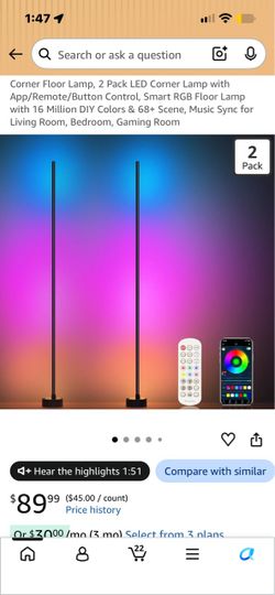 Brand New LED Corner Lamps