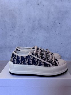 Dior Walk'n'Dior Black Bottom Platform Casual Fashion Sneaker US8 EU38 