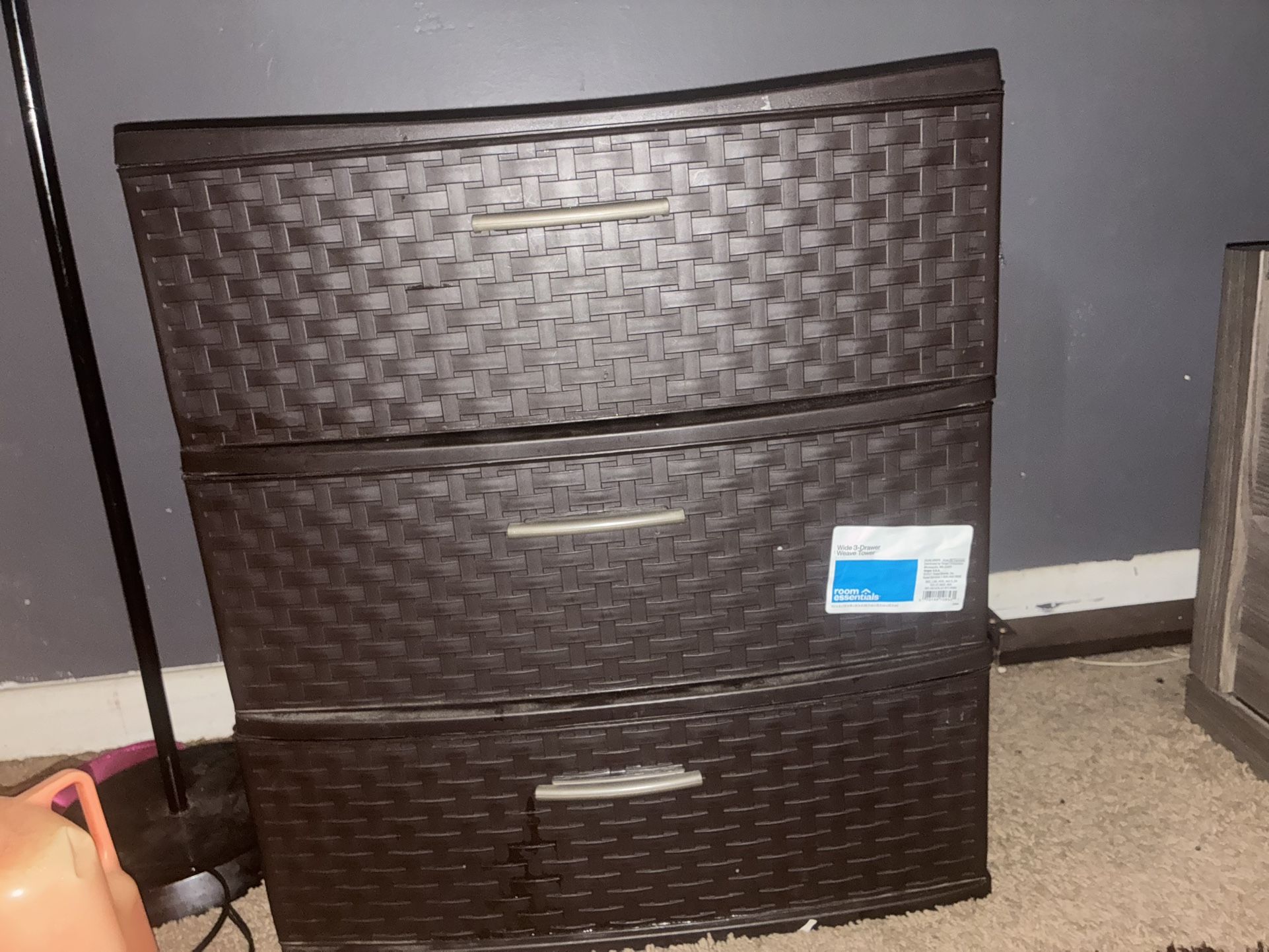 Wide 3 Dresser/drawer Tower