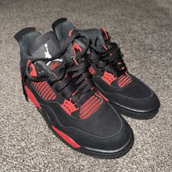 Air Jordan 4 Retro Red Thunder Sz9