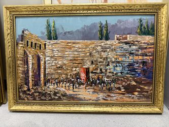 Jerusalem Western Wall Oil Painting