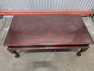 Clawfoot Dark Coffee Table