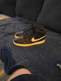Nike Court Vision Mid Yin Yang Black US Men's 9