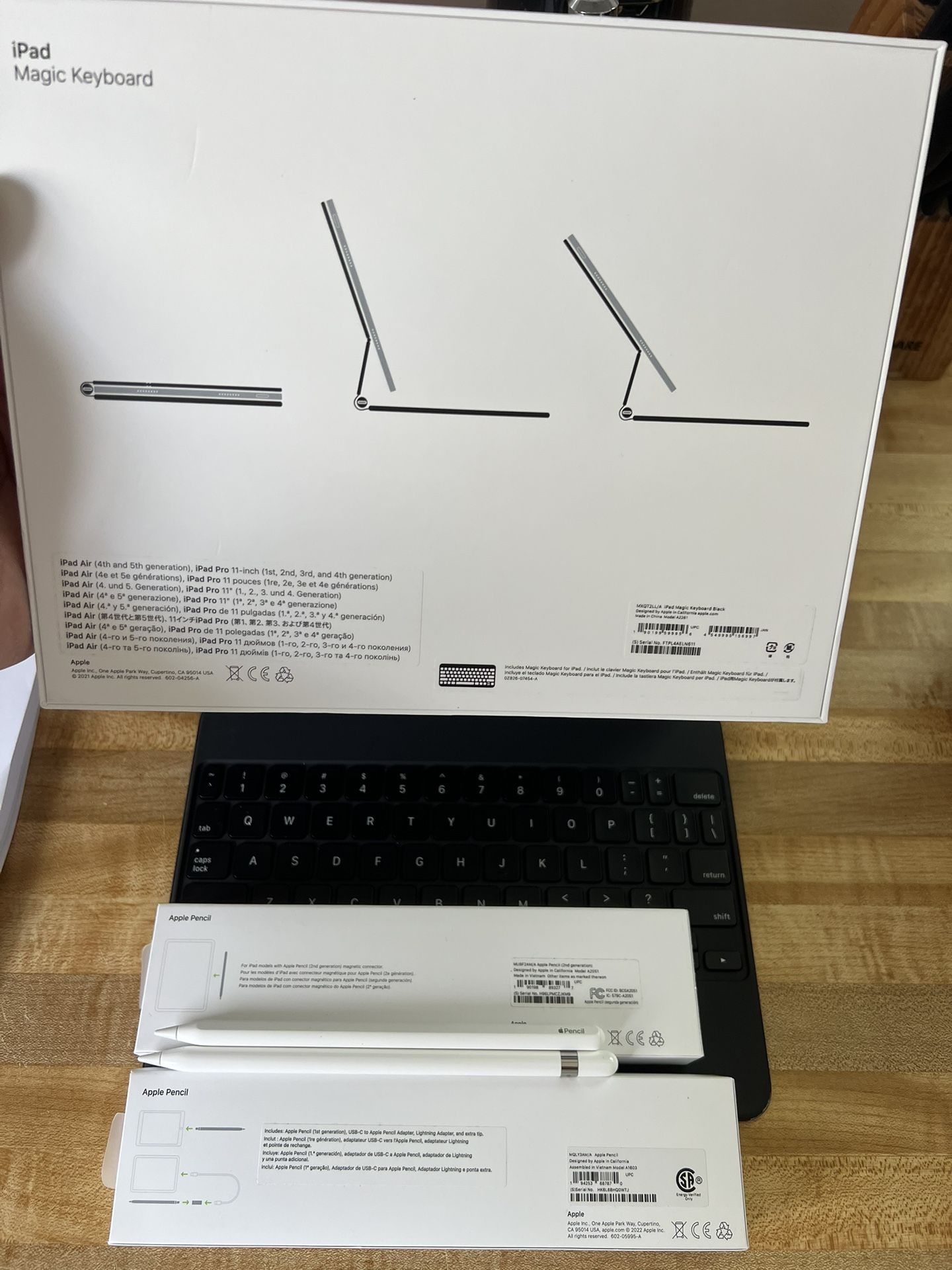 Magic Keyboard, Apple Pencil