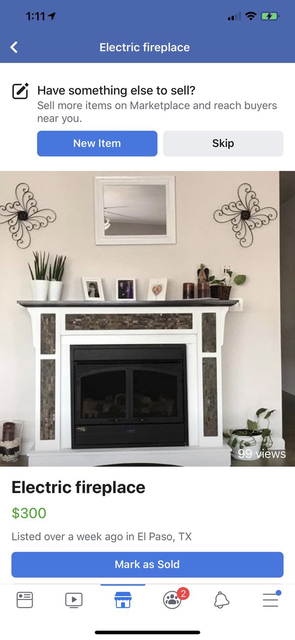 Electric fireplace for Sale in El Paso, TX OfferUp
