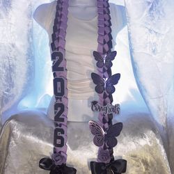 Butterfly and Floral Themed Grad Leis