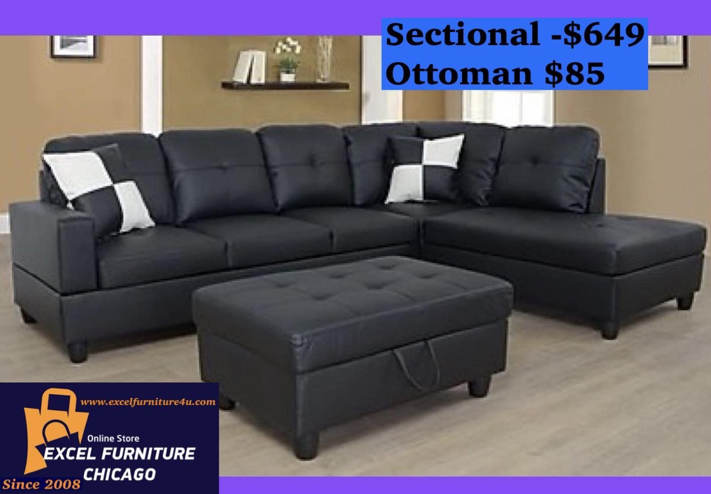 💫FREE DELIVERY💫Brand New Sectional Sofa Couch