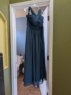 Chiffon dress with 8way convertible scarf straps