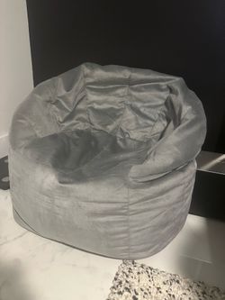 Bean bag chair grey