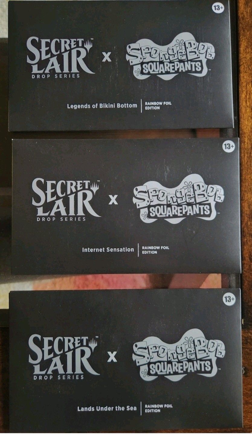 Magic Sponge Bob Secret Lair Foil Bundle