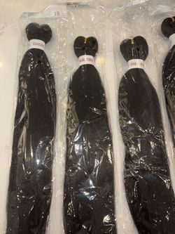 Brand new EZ braiding hair  26” professional pre-stretched hair 1B