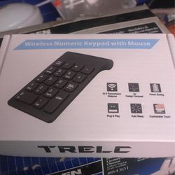 Wireless Numeric Keypad With Mouse