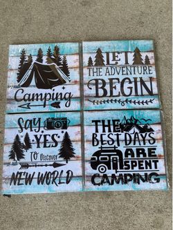 4 piece canvas wall art
