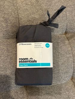 NEW Room Essentials King Pillowcases — 2-Pack 