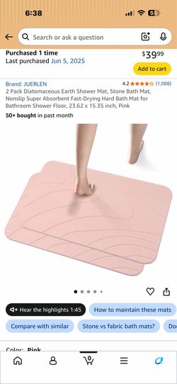 Stone Bath Mat