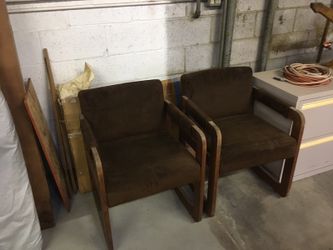 Brown chairs