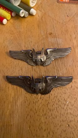 World war 2 authentic US Army Air Force Aerial Gunner Wing badge