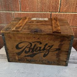 1927 Pre War Blatz Beer Advertising Shipping Crate