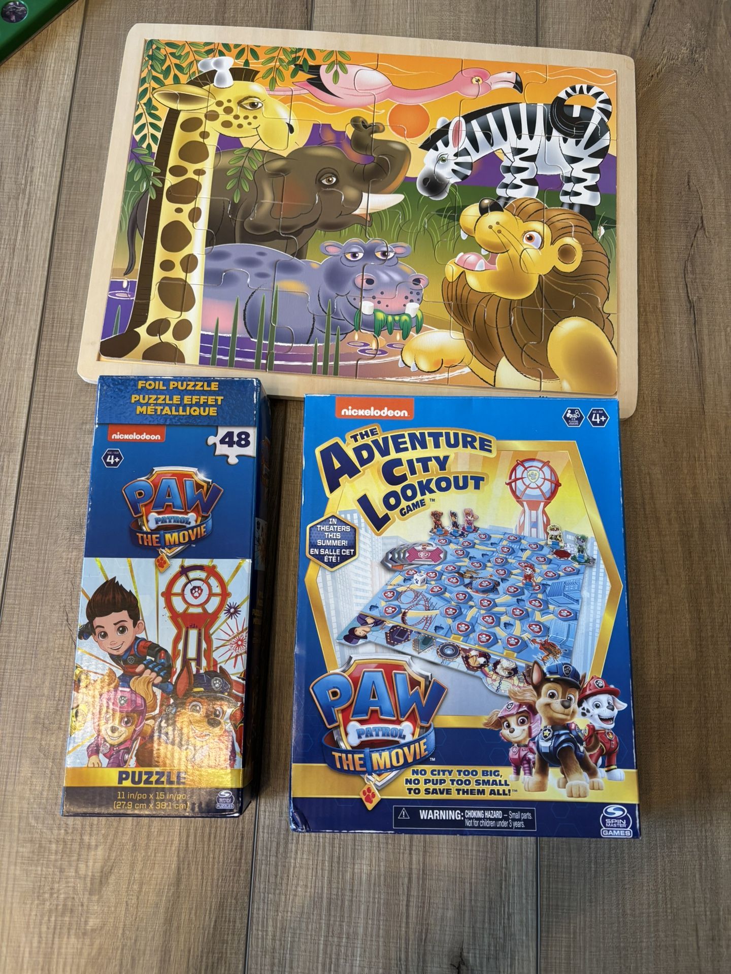 Paw Patrol Game And Puzzle & Mellisa Doug Wood Puzzle