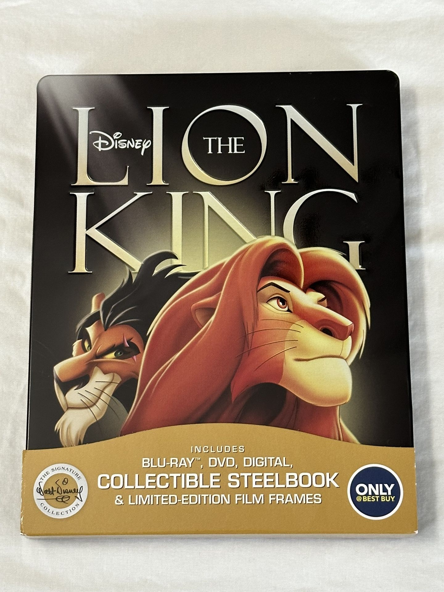 Steelbook Disney’s The Lion King Signature Collection Blu-ray with Film Strip