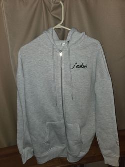 Grey zip up