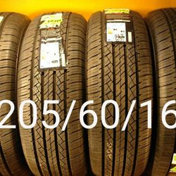 4 New Tires For Sale 205/60/16 We Service Motorcycle Tires