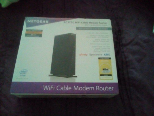 Netgear AC1750 WIFI Cable Modem Router -NEW In Original Package,