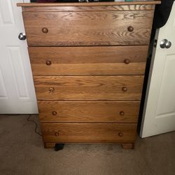 6 Drawer Wooden Dresser