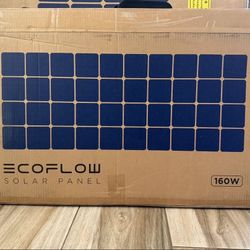 NEW EcoFlow 160W Solar Panel – Camping / RV / Off-Grid
