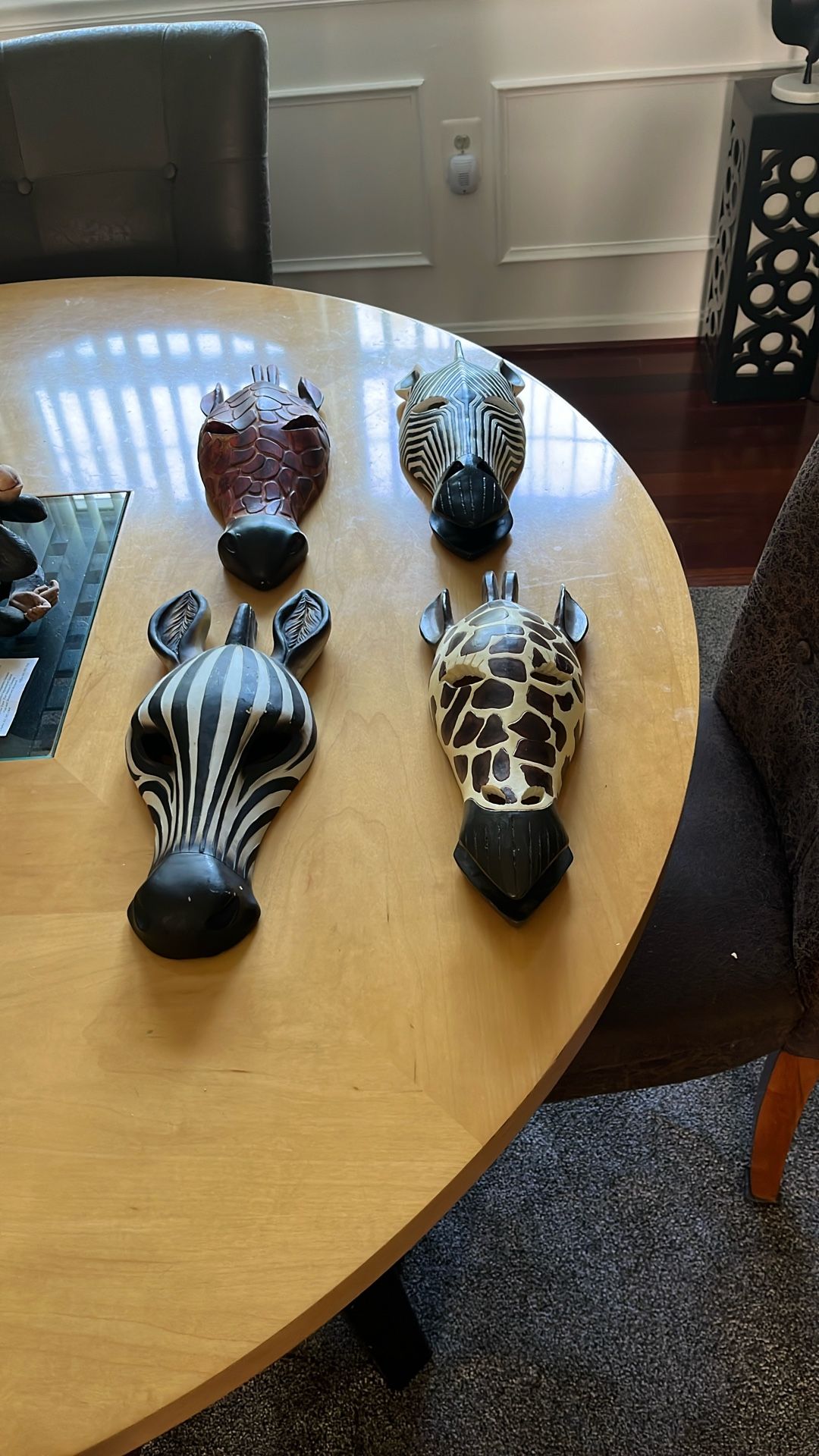 Animal Masks Plaque !!!!