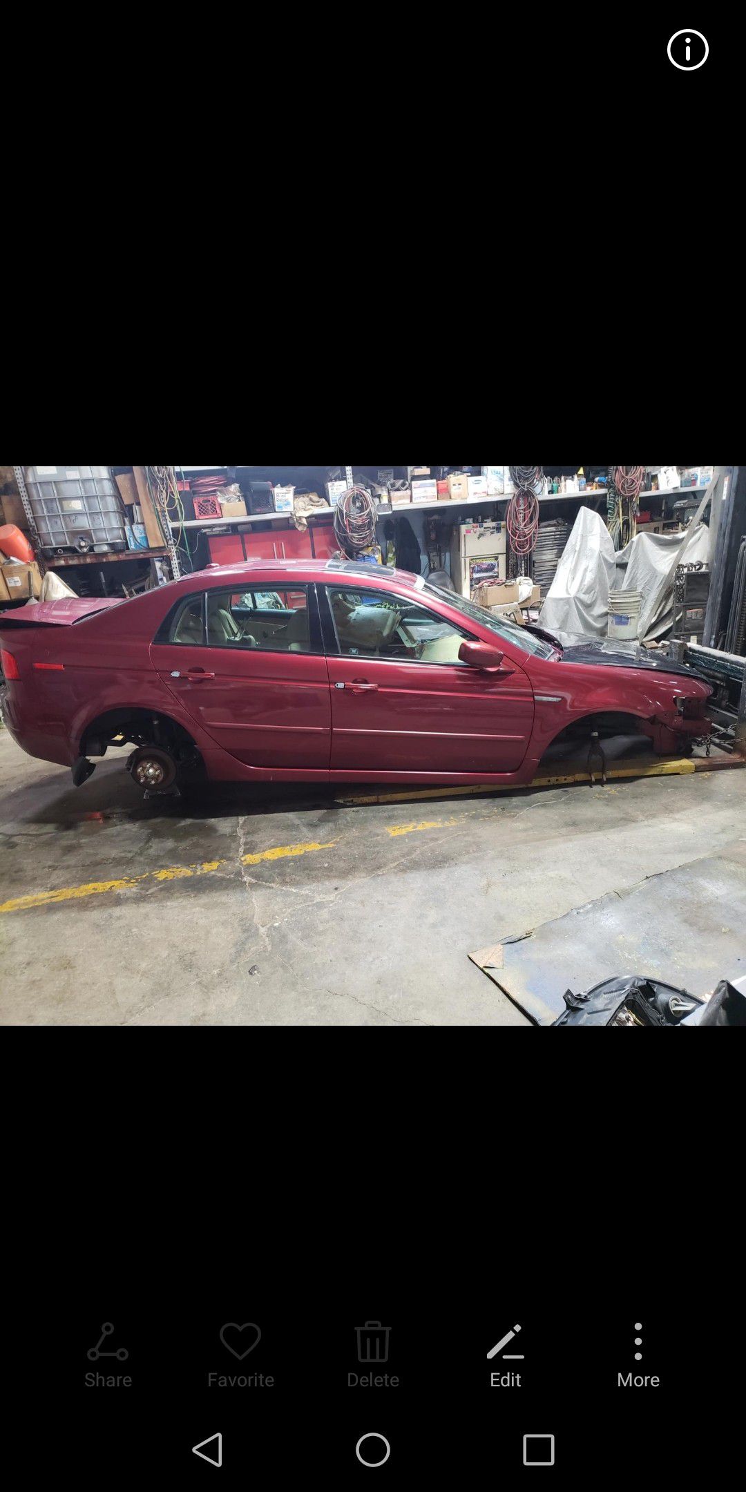 2005 Acura TL for parts