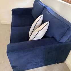 74”x40” ultra suede sofa like new