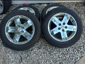 Rims and tires 18 gmc terrain or Chevy equinox 5 lugs