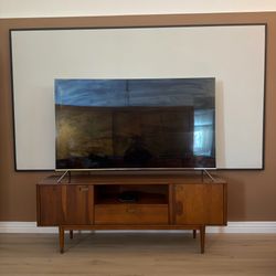 Mid-Century Modern Walnut TV Console & Accent Wall Set