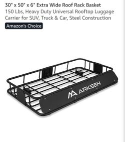 Roof rack basket