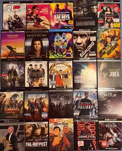 4K Blu Ray Movies