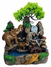 Fuente Elefantes en Roca con Estanque – Mayoreo $23