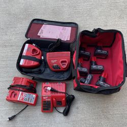 Milwaukee Batteries And Chargers 