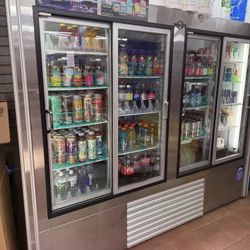 4 Sliding Door Refrigerator Great Working Condition!!!