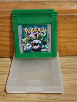GAME BOY COLOR POKEMON  GREEN VERSION WITH CASE