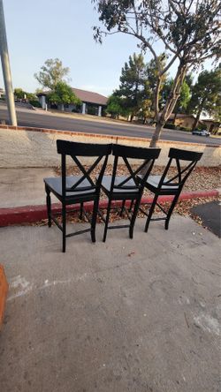 FREE- Brown counter chairs